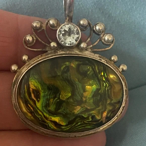 Sterling silver Gemstone Pendant - Picture 3 of 4